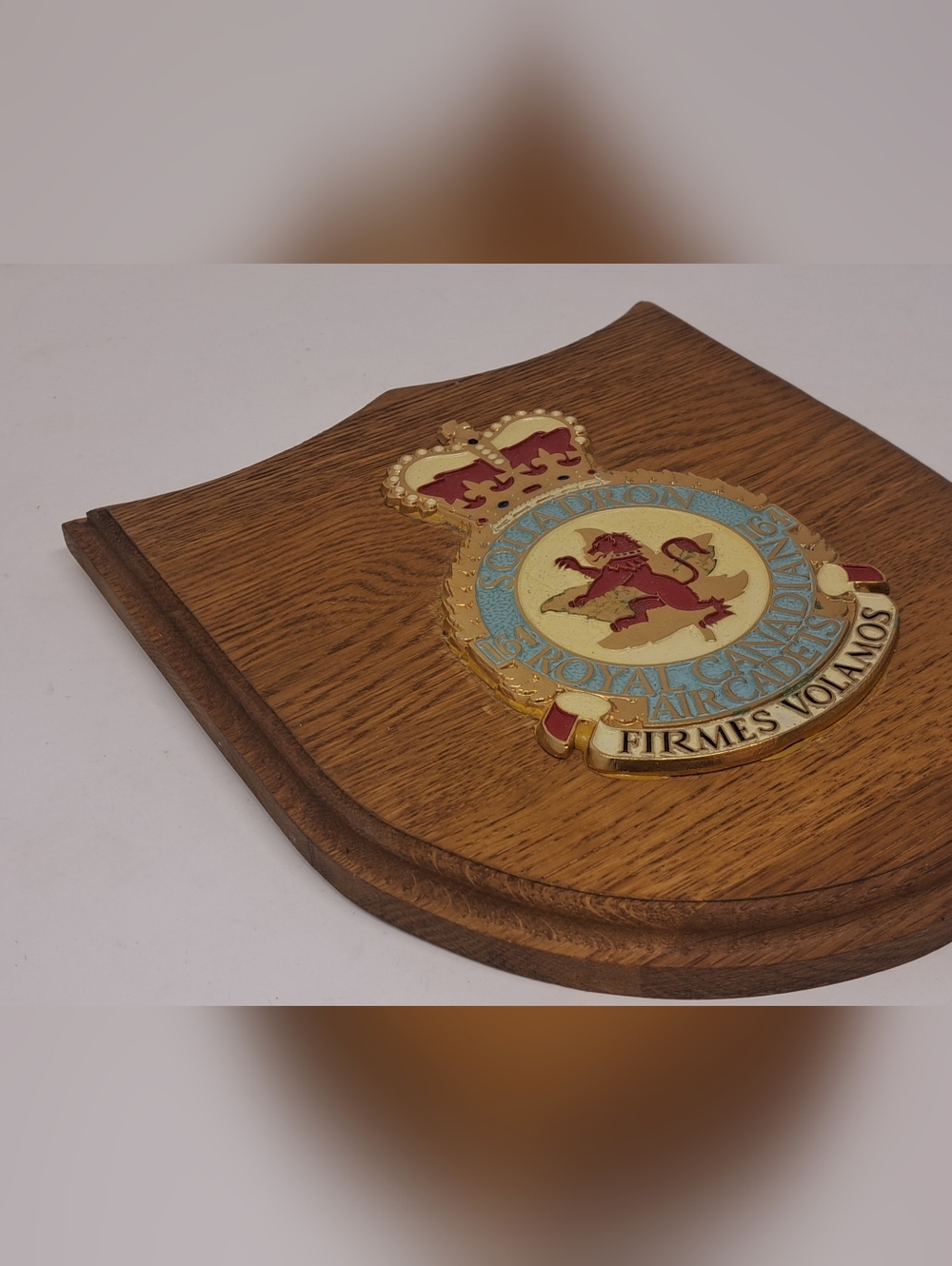 Royal Canadian Air Cadets Squadron 164 Vintage Wood Plaque Armed Forces Military - Picture 5 of 7